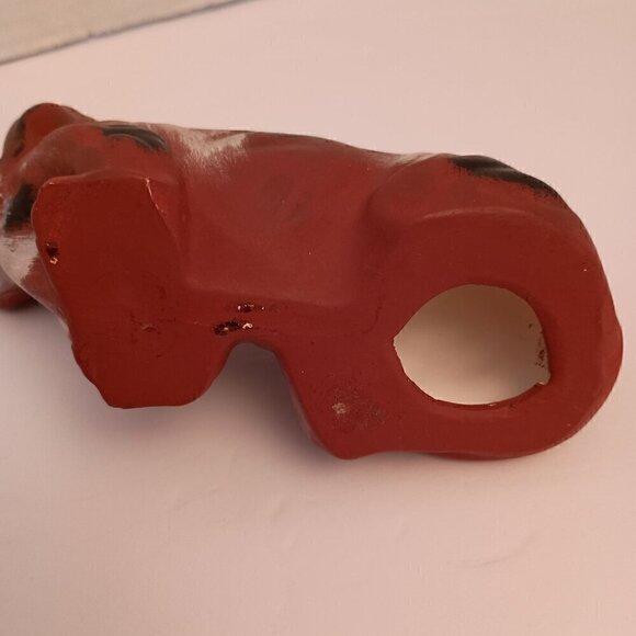 Brown Dog with Long Floppy ears, Pottery piece Great for a dog lovers collection - Picture 6 of 10